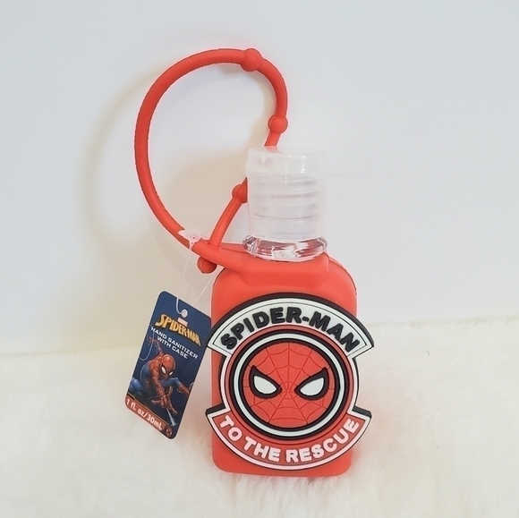 NWT Marvel Spider-Man Hand Sanitizer With Case 4 Piece Gift Set - Picture 2 of 12